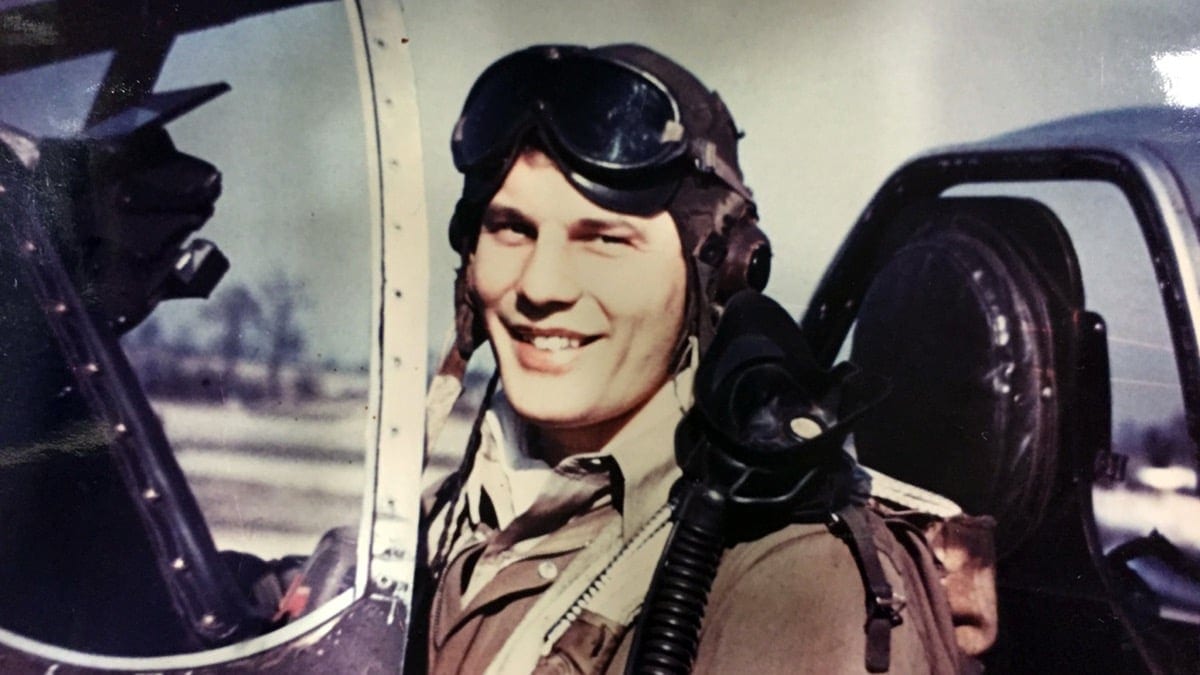image of US pilot, Robin Olds