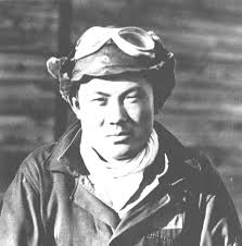 image of Japanese pilot, Tetsuzo Iwamoto