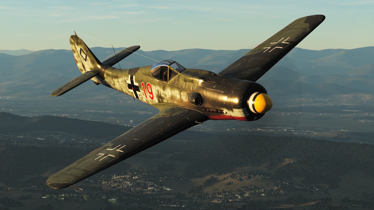 FW-190, single-wing, single-seat, single-engine, fighter