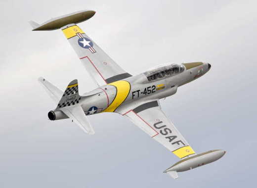 P-80 Shooting Star, Single seat, single-wing, twin jet engines, fighter